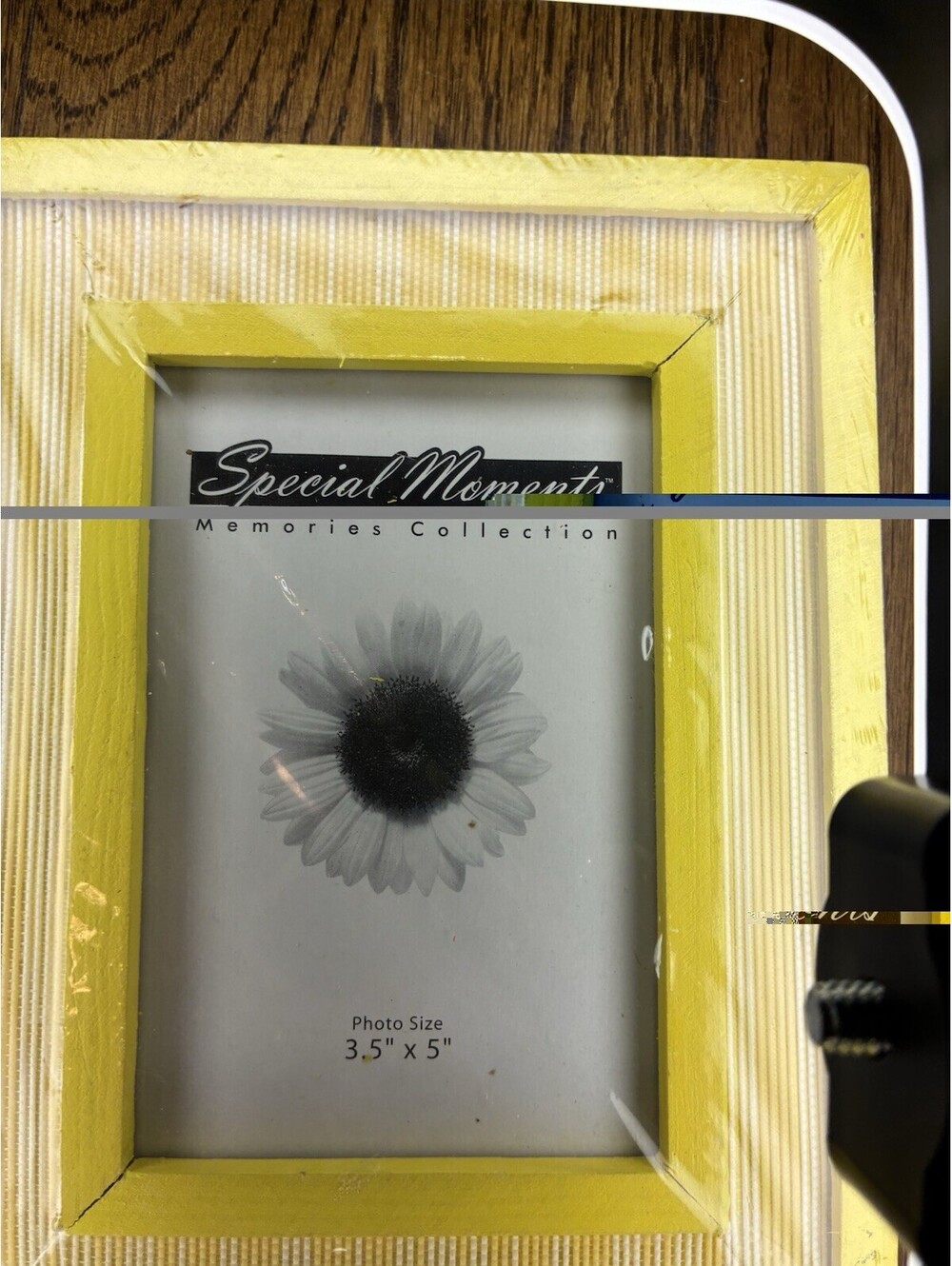 Tradewind Bay Special Moments Yellow Wood Photo Frame 3.5" x 5" NIP NWOT